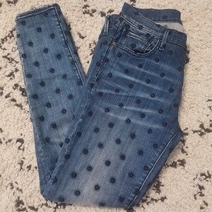DRIFTWOOD JACKIE DENIM DAISY EMBROIDERED JEANS